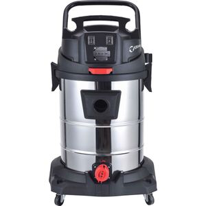 Kremer KR65LS - Stofzuiger - Nat/Droog - 2 Motoren - Stopcontact - Klopfunctie