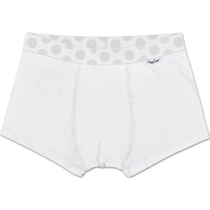 Happy Socks heren boxershort Solid Trunk Wit - Maat M