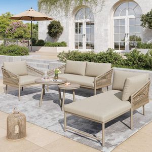lounge-set-touw-modern-design-handgeweven-incl-kussens-khaki-voor-buiten