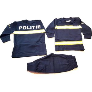 Fun2Wear | Politie Pyjama | Navy Blauw | Maat 86