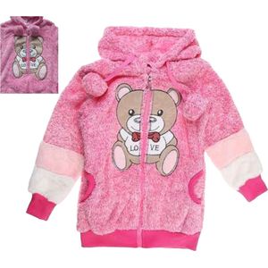 Seagall Fluffy zacht love beren vest 158/164 - 14 years