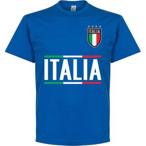 Italië Squadra Azzurra Team T-Shirt - Blauw - Kinderen - 116