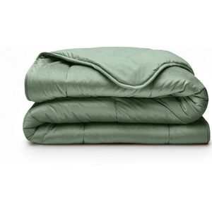 Sleeptime 2 in 1 Velvet Dekbed zonder Overtrek Dekbed Groen