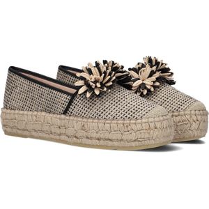 Fred De La Bretoniere Espadrille June-Li Zwart - Maat 38