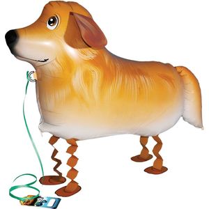 Ballon in de vorm van een Golden Retriever - hond - golden - retriever - folie - ballon - huisdier - dier