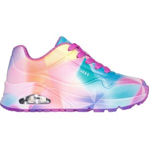 Skechers Uno Gen1 - Prism Burst Meisjes Sneakers - Paars/Multicolour - Maat 32