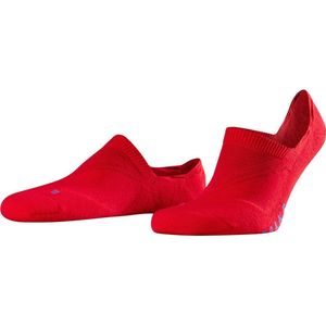 FALKE Cool Kick Invisible Voering Sokken onzichtbaar zonder motief high cut met pluche zool  Ademend Sneldrogend Rood Unisex Kousenvoetje - Maat 35-36