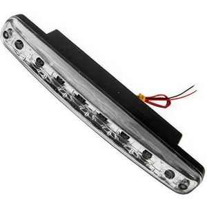 Dagrijverlichting - 2 STKS Super Heldere Wit 8 LED DRL Auto Rijverlichting - Hoofd Lamp