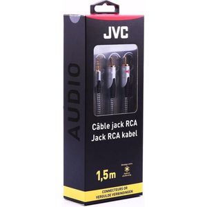 JVC analoge audiokabel JACK 3.5MM/2RCA 1.5M