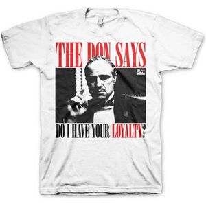 The Godfather Heren Tshirt -L- Do I Have Your Loyalty Wit