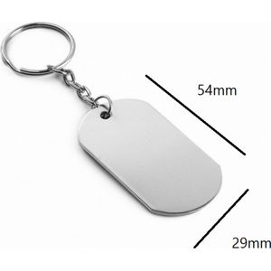 Akyol - Rugby Sleutelhanger - Gegraveerde sleutelhanger - Gegrafeerde sleutelhanger - Cadeau - Gepersonaliseerd - Rugby bal - Sport - 6 x 9 CM - Sleutelhanger met naam