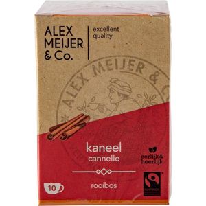Alex Meijer - Rooibos Kaneel - 60 Zakjes x 1,5 Gram - Fair Trade