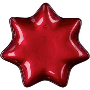 Leonardo Stella Bord ster 23 cm rood