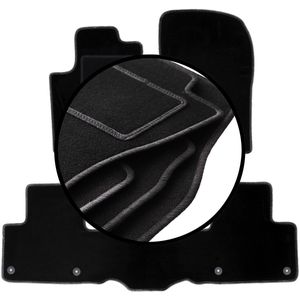 Complete set veloursmatten voor: Mercedes GLE W166 SUV (2011-2015)