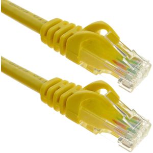 BeMatik - 5 m gele Cat.6a UTP Ethernet-netwerkkabel