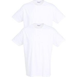 CECEBA Maverick American T-shirt (2-pack) - ronde hals - wit - Maat 8XL