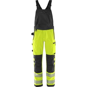 Fristads High vis Green Amerikaanse overall stretch klasse 2 1031 GSTP - Hi-Vis geel/zwart - C148