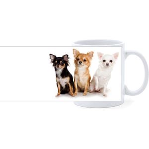 Beker - Chihuahuas verschillende Kleuren