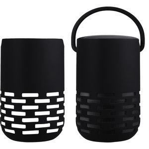 kwmobile siliconen hoesje voor mini-speaker - geschikt voor Bose Portable Home Speaker - Flexibel materiaal - Speakercase in zwart