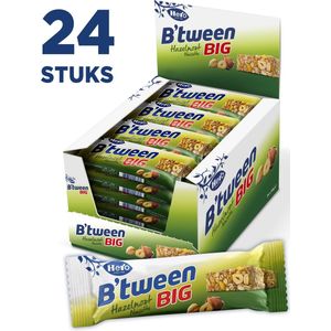 B'tween BIG - Hazelnoot Mueslirepen - 24 stuks x 50 gram - Voordeelverpakking