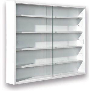 Vitrinekast met glas - Verzamelkast - Verzamel vintrinekast - Vitrines - Vitrine kasten