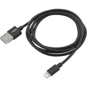 Ansmann Apple iPad/iPhone/iPod Laadkabel [1x USB-A 2.0 stekker - 1x Apple dock-stekker Lightning] 1.20 m Zwart