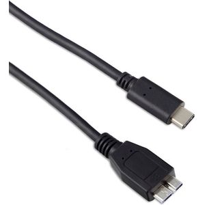 Targus ACC925EUX 1m USB C Micro-USB B Zwart USB-kabel