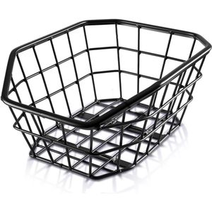 JMZR® Fietskrat - Fietsmand - Zwart