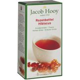 Jacob Hooy Rozenbottel hibiscus thee zakjes (20st)