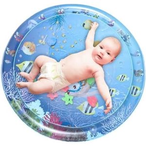 Tummy Time Watermat voor baby's, groot en klein, sensorisch spel, opblaasbaar speelgoed, baby, spelen, sensorische stimulatie, watermat, cadeau voor 0-6-12 maanden, pasgeborenen, meisjes en jongens