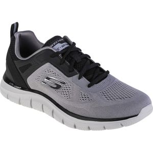 Skechers Track-Broader 232698-GYBK, Mannen, Grijs, Sneakers,Sportschoenen, maat: 40