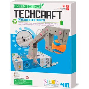 Green Science Techcraft - Pneumatische Robotarm - Kunststof - 20,5 x 27,5 x 6 cm