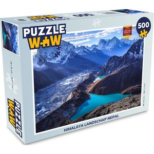 Puzzel Himalaya landschap Nepal - Legpuzzel - Puzzel 500 stukjes