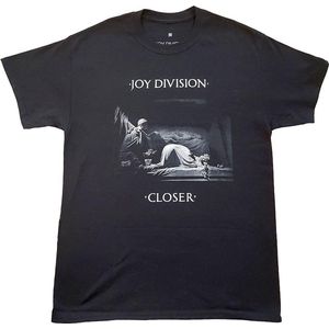 Joy Division - Classic Closer Heren T-shirt - XL - Zwart