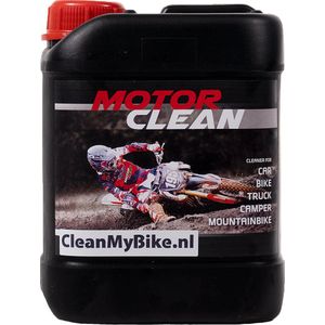 MotorClean 2,5L (20L tot.) - Motorfietsreiniger - Off-road reiniger - Geconcentreerde motorfietsreiniger en ontvetter - Geen agressieve stoffen en niet milieu belastend - Biologisch afbreekbare motorfiets reiniger - Schoonmaakmiddel voor iedere motor