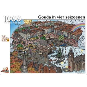 Puzzel Gouda in vier seizoenen - door Thijs Jansen