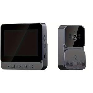 Video Deurbel Intercom - Met Camera - Smart Home - Monitor - 4.3-Inch - 1080P - Nachtvisie - Geen WiFi nodig - 2-weg intercomfunctie - Compact en stijlvol