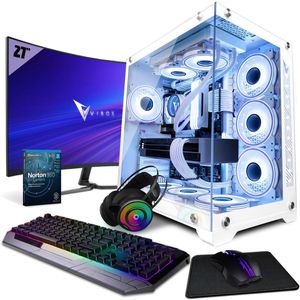 Vibox SG VIII-248 Complet Game PC • 27"" 165Hz Monitor • Intel Core i9 12900KF 5,2 GHz • AMD Radeon RX 9070 XT 16 GB • 32 GB RAM • 1 TB NVMe M.2 SSD • 700W PSU • Windows 11 • WiFi