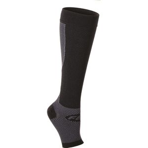 OS1st FS6+ Performance compressiekousen maat M (37-41) - zwart - verlicht fasciitis plantaris/hielspoor - shin splints - been krampen - achilles tendinitis - vermindert pijn en zwelling - verbetert de bloedsomloop