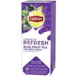 Thee lipton refresh blue fruit tea 25x1.5gr | Pak a 25 stuk