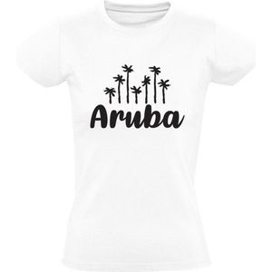 Aruba Dames t-shirt | Antillen | Wit