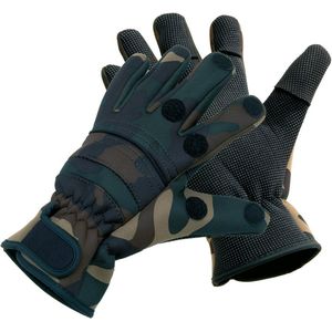 Ice Bear Waterdichte Camouflage Neopreen Handschoenen Maat XL Polssluiting Warme Vingerhandschoenen