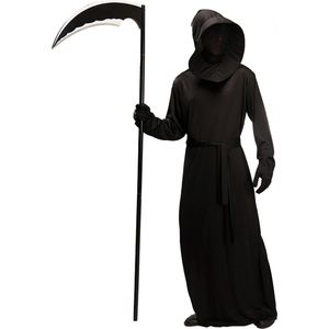 Magere hein kostuum - Grim reaper kostuum - Halloween kostuum - Carnavalskleding - Carnaval kostuum - Volwassenen - One size
