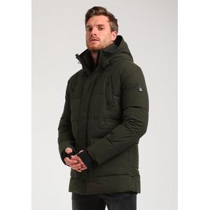 Gabbiano Jas Gewatteerde Parka Casual 534756 502 Army Mannen Maat - S