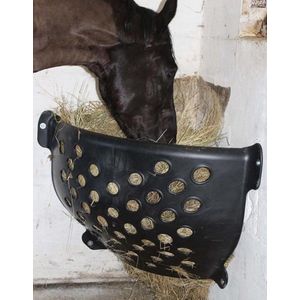 hoekmodel hay feeder - Hooi feeder / hooiruif voor paarden hoekmodel 300 ltr kunststof duurzaam