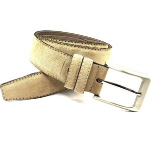 3.5 CM SUEDE RIEM 0004-4 BEIGE MAAT 95