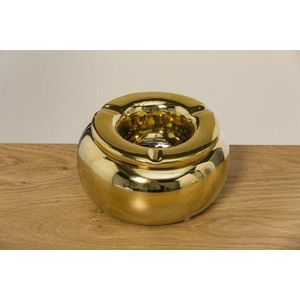 Asbak - Goud - Ø 14cm - Hoog 8cm