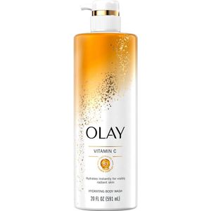 Olay - Cleansing & Nourishing Body Wash - Vitamine C - Vitamine B3 - Hydraterende - Stralende huid - Sinasappelhuid - Cellulitis - Rimpels - - Douchegel - 591ml