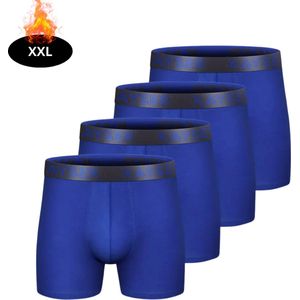 Livano Onderbroeken Heren - Boxershort - Ondergoed - Boxer - Underwear - Mannen - 4 Pack - Koningsblauw - XL