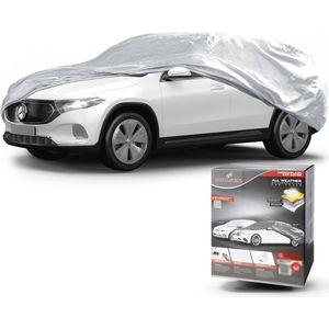 CarComfort Dekzeil voor auto, autozeil volledige garage SUV maat M zilver